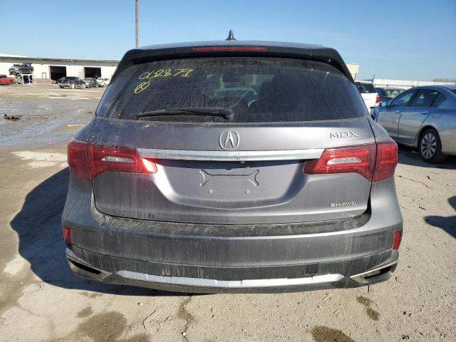 5J8YD4H31HL002879 - 2017 ACURA MDX GRAY photo 6