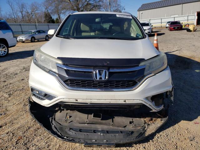 5J6RM4H7XFL126050 - 2015 HONDA CR-V EXL WHITE photo 5