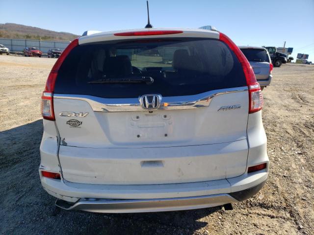 5J6RM4H7XFL126050 - 2015 HONDA CR-V EXL WHITE photo 6