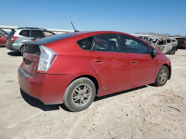 JTDKN3DU2B0265661 - 2011 TOYOTA PRIUS RED photo 3