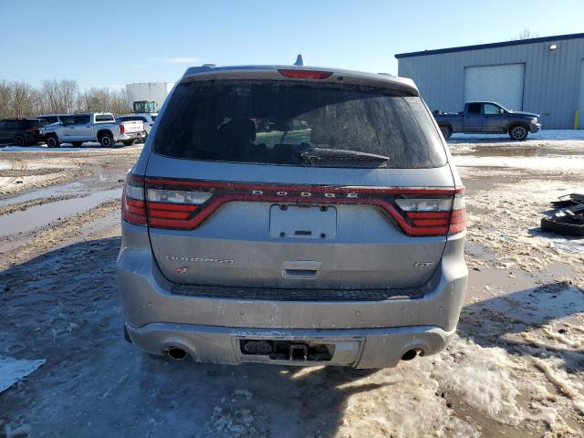 1C4RDJDG1KC633889 - 2019 DODGE DURANGO GT SILVER photo 6