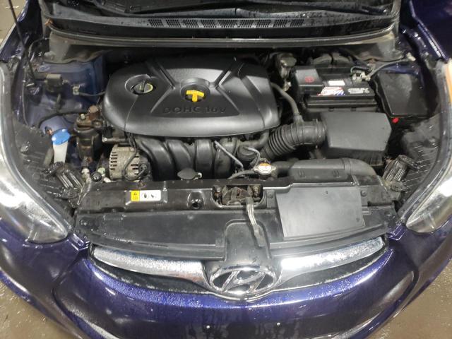 5NPDH4AE6DH421953 - 2013 HYUNDAI ELANTRA GLS BLUE photo 11