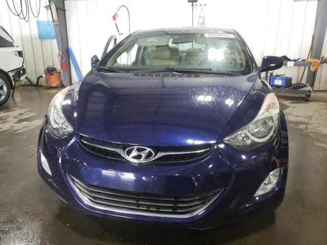 5NPDH4AE6DH421953 - 2013 HYUNDAI ELANTRA GLS BLUE photo 5