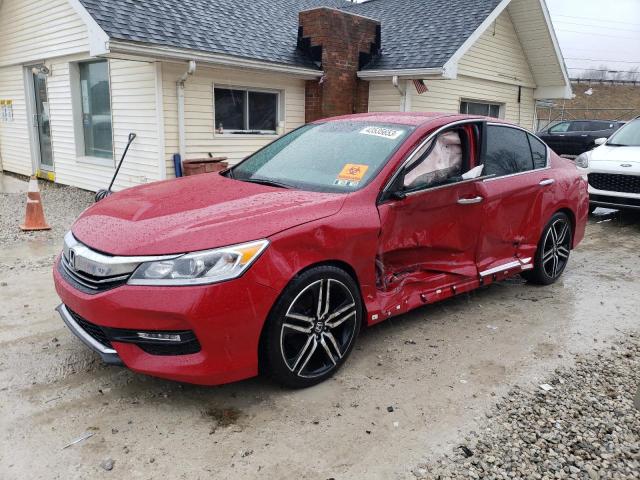 1HGCR2F19HA005526 - 2017 HONDA ACCORD SPORT SPECIAL EDITION RED photo 1