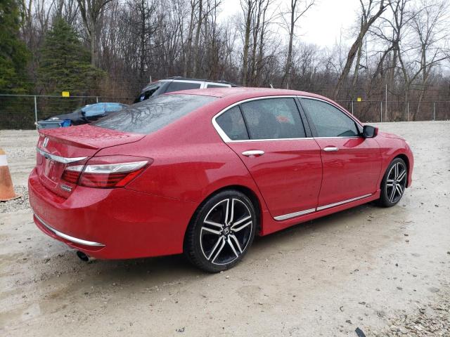 1HGCR2F19HA005526 - 2017 HONDA ACCORD SPORT SPECIAL EDITION RED photo 3