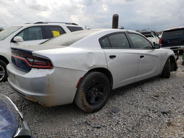 2C3CDXAT5KH579881 - 2019 DODGE CHARGER POLICE SILVER photo 3