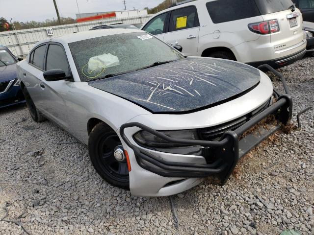 2C3CDXAT5KH579881 - 2019 DODGE CHARGER POLICE SILVER photo 4