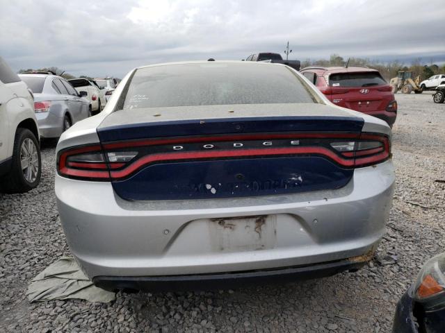 2C3CDXAT5KH579881 - 2019 DODGE CHARGER POLICE SILVER photo 6