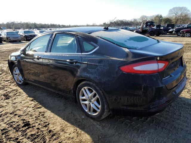 3FA6P0HD0ER154380 - 2014 FORD FUSION SE BLACK photo 2