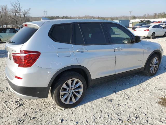 5UXWX9C50E0D22695 - 2014 BMW X3 XDRIVE28I SILVER photo 3