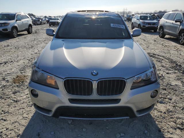 5UXWX9C50E0D22695 - 2014 BMW X3 XDRIVE28I SILVER photo 5