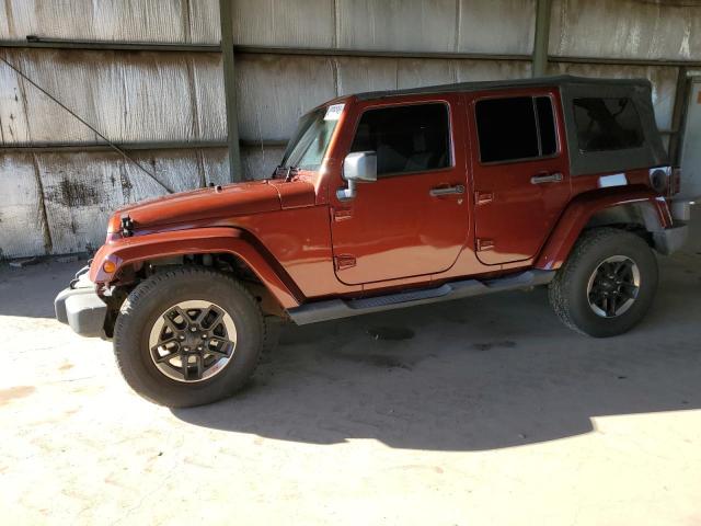 1J4GA59127L175776 - 2007 JEEP WRANGLER SAHARA RED photo 1