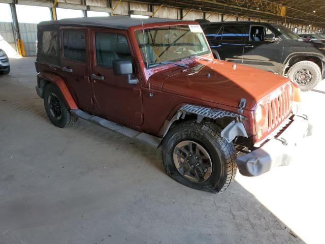 1J4GA59127L175776 - 2007 JEEP WRANGLER SAHARA RED photo 4