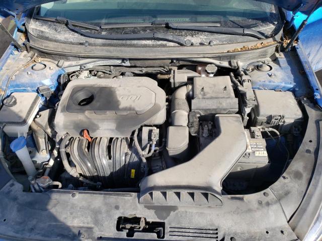 5NPE24AF6JH653155 - 2018 HYUNDAI SONATA SE BLUE photo 11