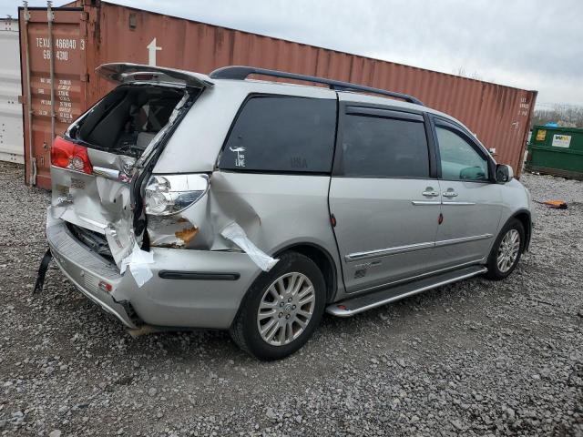 5TDYK4CC9AS321463 - 2010 TOYOTA SIENNA XLE SILVER photo 3