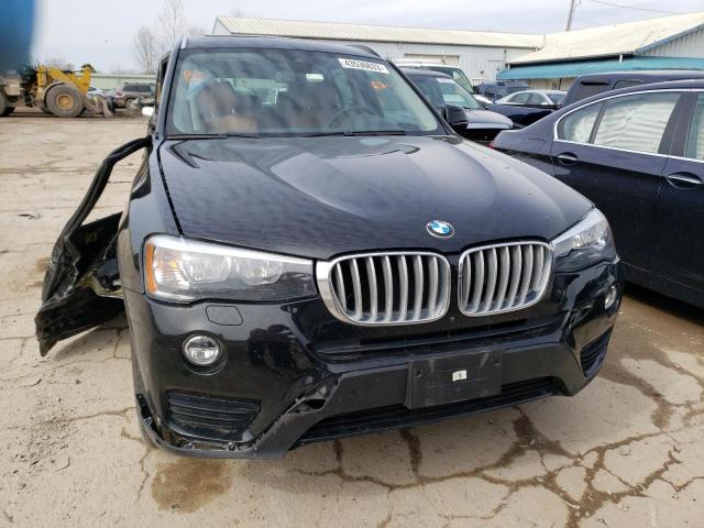 5UXWX9C57F0D54478 - 2015 BMW X3 XDRIVE28I BLACK photo 5