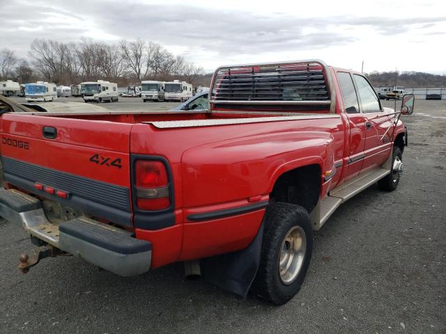 1B7MF3365WJ233988 - 1998 DODGE RAM 3500 RED photo 3