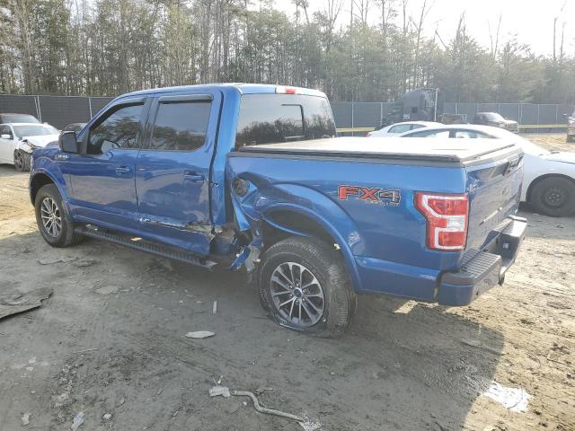 1FTEW1EPXJFE66873 - 2018 FORD F150 SUPERCREW BLUE photo 2