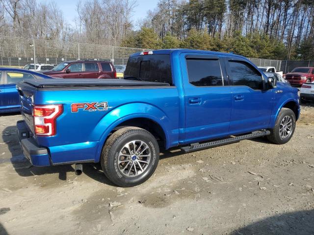 1FTEW1EPXJFE66873 - 2018 FORD F150 SUPERCREW BLUE photo 3