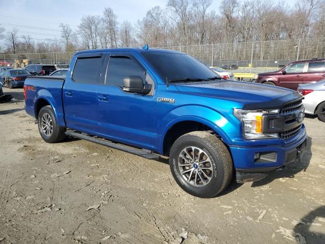 1FTEW1EPXJFE66873 - 2018 FORD F150 SUPERCREW BLUE photo 4