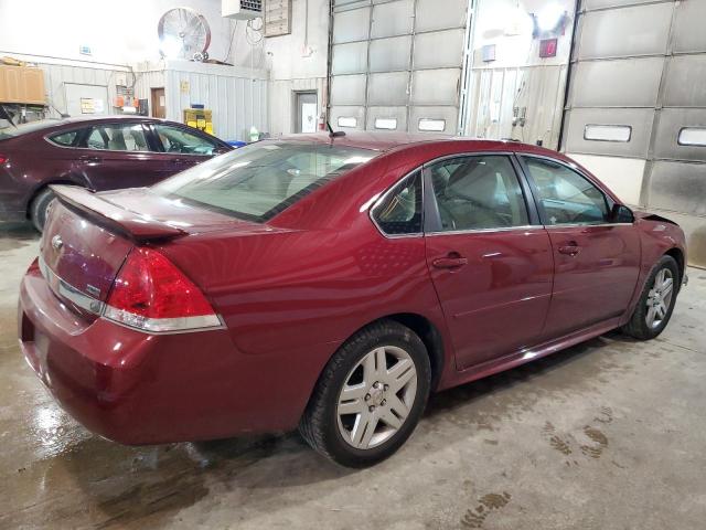 2G1WB5EK5B1232783 - 2011 CHEVROLET IMPALA LT MAROON photo 3