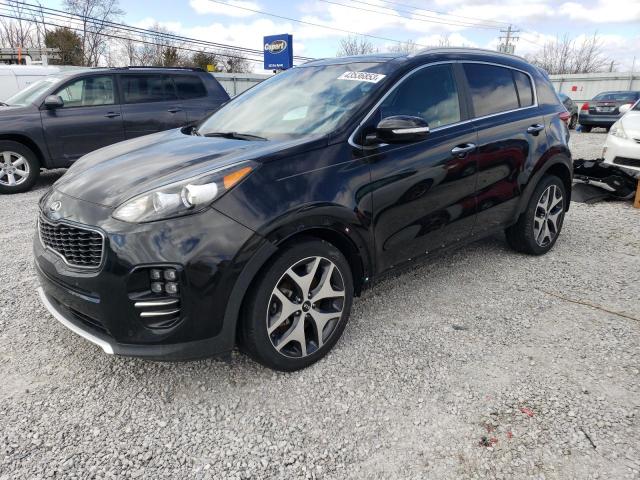 KNDPR3A6XH7173827 - 2017 KIA SPORTAGE SX BLACK photo 1