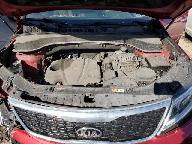 5XYKTCA69FG607263 - 2015 KIA SORENTO LX RED photo 11