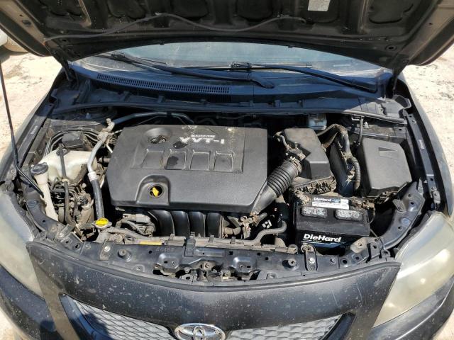 2T1BU40E19C066740 - 2009 TOYOTA COROLLA BASE BLACK photo 11