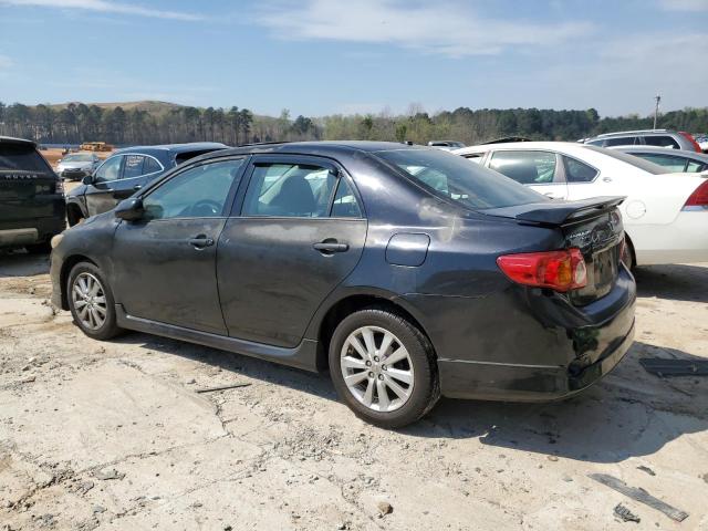 2T1BU40E19C066740 - 2009 TOYOTA COROLLA BASE BLACK photo 2
