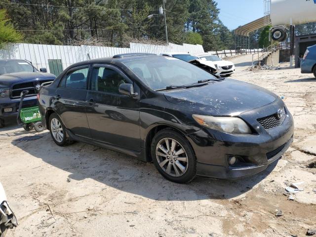 2T1BU40E19C066740 - 2009 TOYOTA COROLLA BASE BLACK photo 4