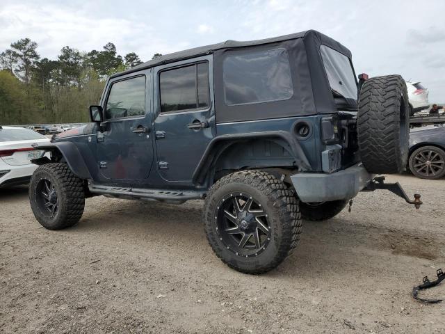 1J4GA59108L538822 - 2008 JEEP WRANGLER U SAHARA BLUE photo 2