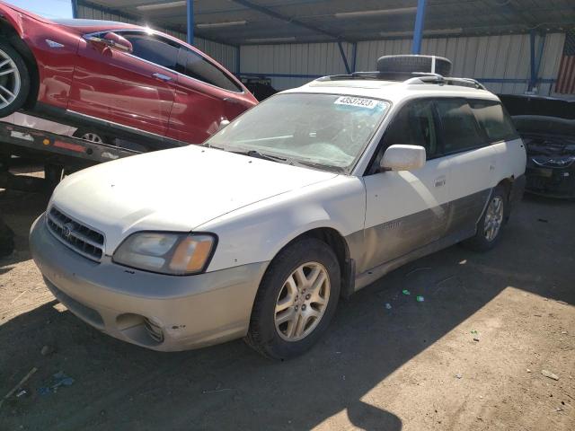 4S3BH686227643246 - 2002 SUBARU LEGACY OUTBACK LIMITED WHITE photo 1