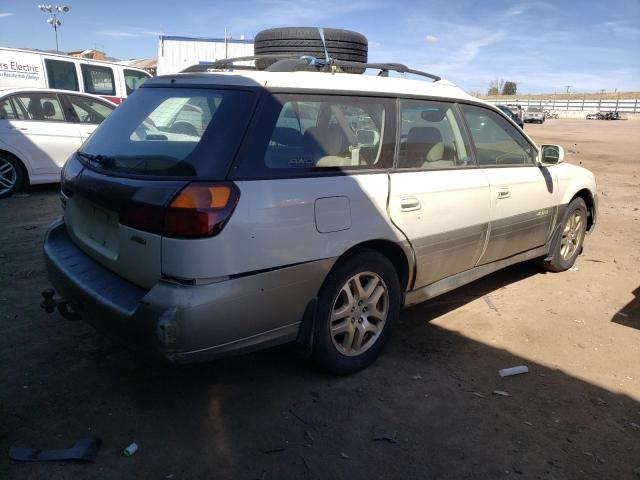 4S3BH686227643246 - 2002 SUBARU LEGACY OUTBACK LIMITED WHITE photo 3