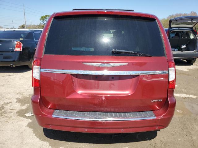 2C4RC1JG2FR726778 - 2015 CHRYSLER TOWN & COU LIMITED RED photo 6