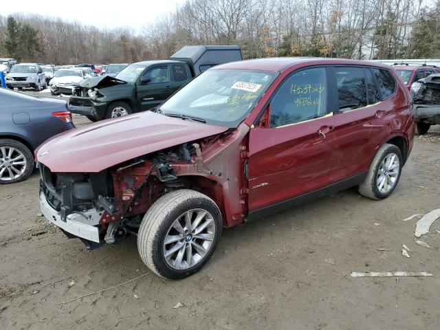 5UXWX9C55E0D10087 - 2014 BMW X3 XDRIVE28I RED photo 1