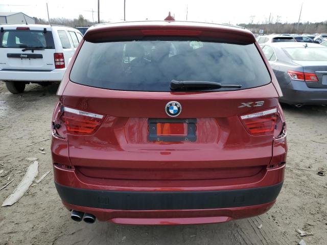 5UXWX9C55E0D10087 - 2014 BMW X3 XDRIVE28I RED photo 6