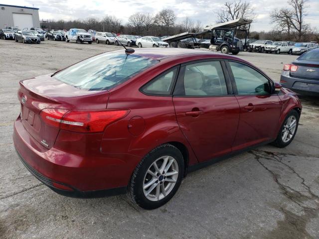 1FADP3F24GL221025 - 2016 FORD FOCUS SE RED photo 3