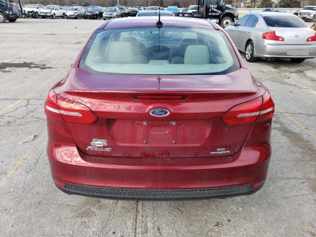 1FADP3F24GL221025 - 2016 FORD FOCUS SE RED photo 6