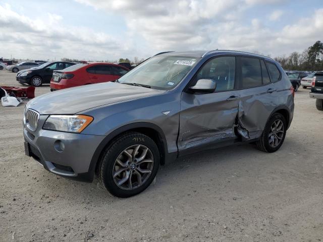 5UXWX9C50D0D00226 - 2013 BMW X3 XDRIVE28I SILVER photo 1