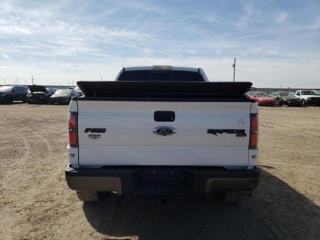 1FTFW1R66BFC62711 - 2011 FORD F150 SVT RAPTOR WHITE photo 6