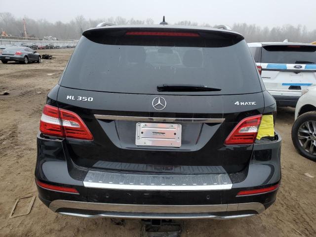 4JGDA5HB0DA167309 - 2013 MERCEDES-BENZ ML 350 4MATIC BLACK photo 6