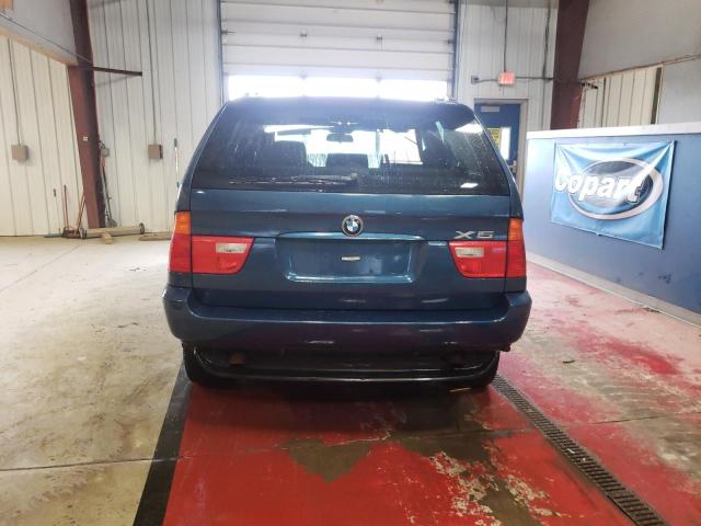 5UXFA53583LV92275 - 2003 BMW X5 3.0I BLUE photo 6