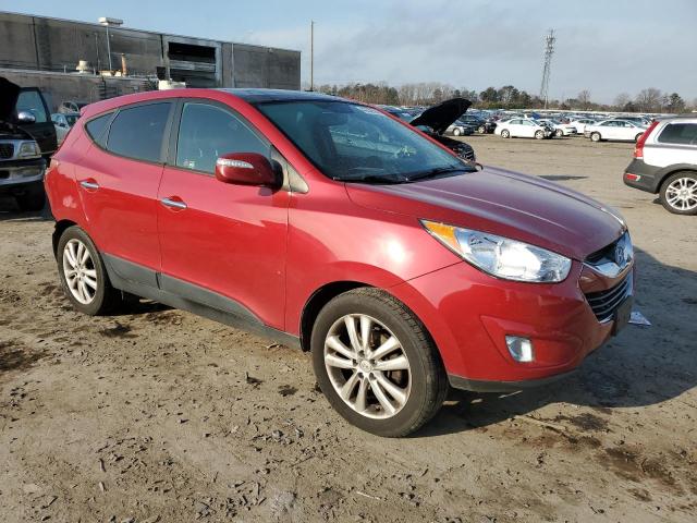 KM8JUCAC0BU283879 - 2011 HYUNDAI TUCSON GLS BURGUNDY photo 4