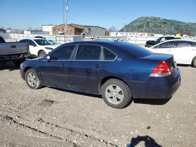 2G1WT57N991292337 - 2009 CHEVROLET IMPALA 1LT BLUE photo 2