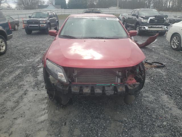 3FAHP0HA6CR390141 - 2012 FORD FUSION SE RED photo 5