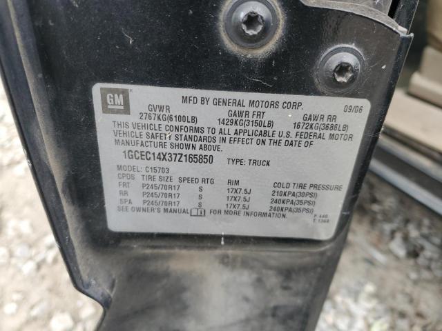 1GCEC14X37Z165850 - 2007 CHEVROLET SILVERADO C1500 CLASSIC Qara foto 12