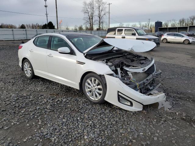 5XXGN4A77FG456085 - 2015 KIA OPTIMA EX WHITE photo 4