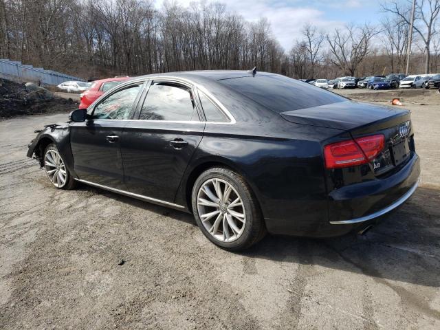 WAUAGAFD6DN016709 - 2013 AUDI A8 QUATTRO BLACK photo 2