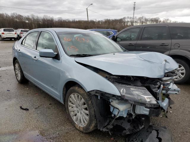 3FADP0L34BR176898 - 2011 FORD FUSION HYBRID BLUE photo 4