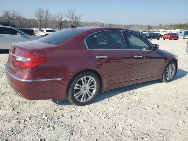 KMHGC4DD7CU151095 - 2012 HYUNDAI GENESIS 3.8L BURGUNDY photo 3